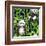 Pandas with Bamboo-tanycya-Framed Art Print