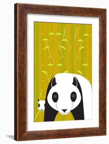 Pandas-Marie Sansone-Framed Giclee Print