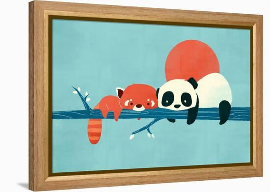 Pandas-Jay Fleck-Framed Stretched Canvas