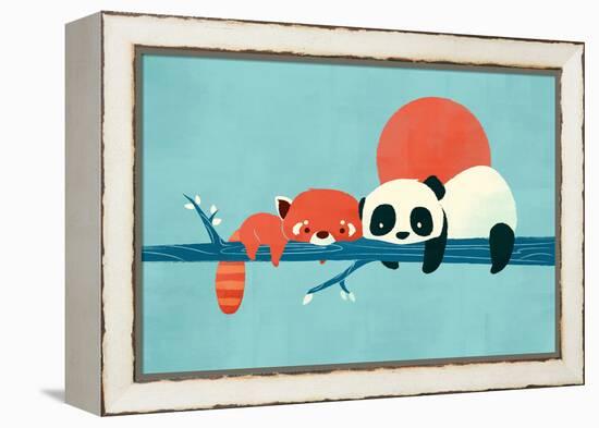 Pandas-Jay Fleck-Framed Stretched Canvas