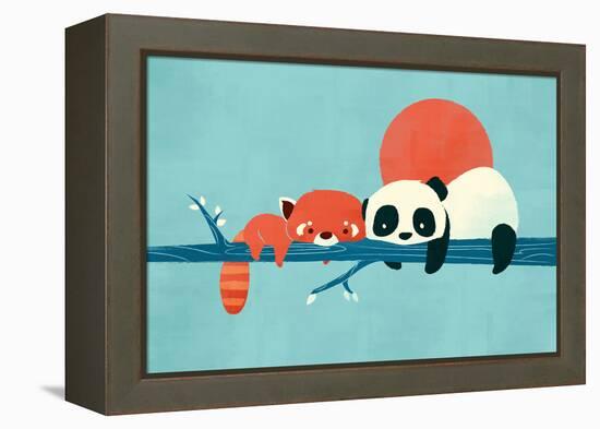 Pandas-Jay Fleck-Framed Stretched Canvas