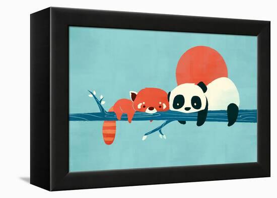 Pandas-Jay Fleck-Framed Stretched Canvas