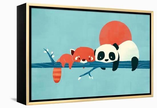 Pandas-Jay Fleck-Framed Stretched Canvas