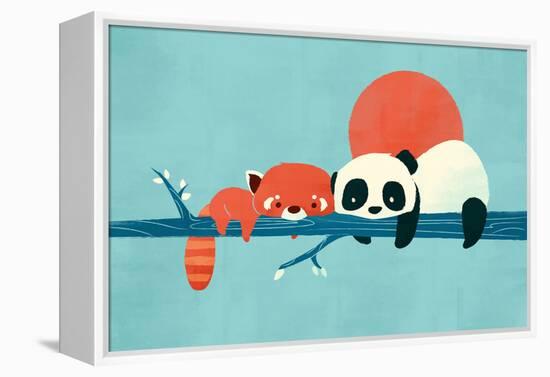 Pandas-Jay Fleck-Framed Stretched Canvas