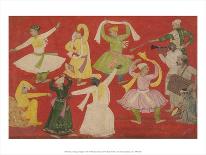 Dancing Villagers, 1730-Pandit Seu-Mounted Art Print