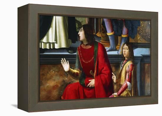 Pandolfo IV Malatesta and Carlo Malatesta-Domenico Ghirlandaio-Framed Premier Image Canvas