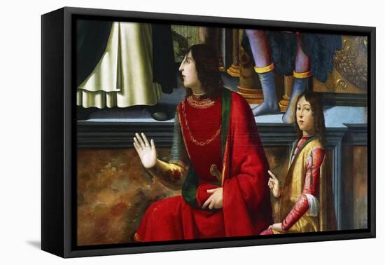 Pandolfo IV Malatesta and Carlo Malatesta-Domenico Ghirlandaio-Framed Premier Image Canvas