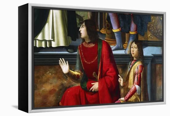 Pandolfo IV Malatesta and Carlo Malatesta-Domenico Ghirlandaio-Framed Premier Image Canvas