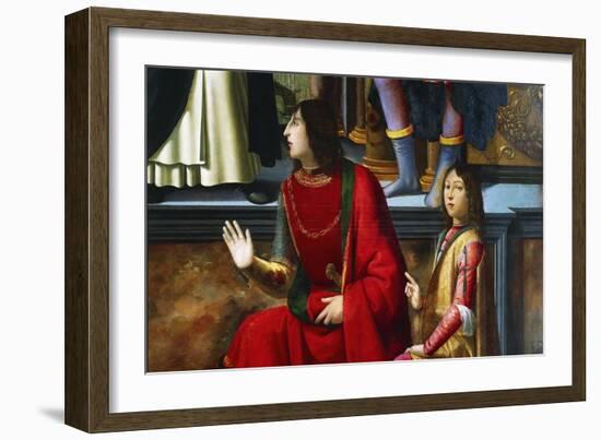 Pandolfo IV Malatesta and Carlo Malatesta-Domenico Ghirlandaio-Framed Giclee Print