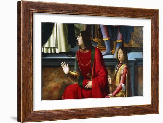 Pandolfo IV Malatesta and Carlo Malatesta-Domenico Ghirlandaio-Framed Giclee Print