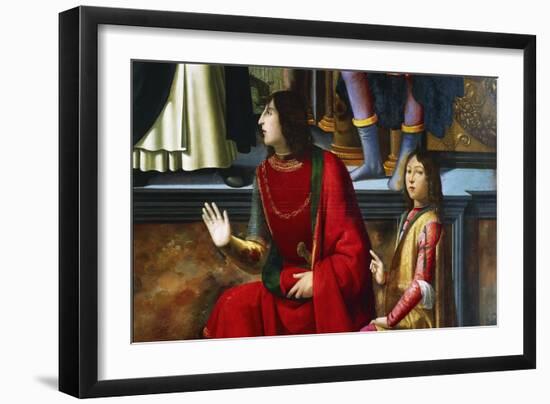 Pandolfo IV Malatesta and Carlo Malatesta-Domenico Ghirlandaio-Framed Giclee Print