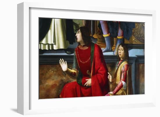 Pandolfo IV Malatesta and Carlo Malatesta-Domenico Ghirlandaio-Framed Giclee Print