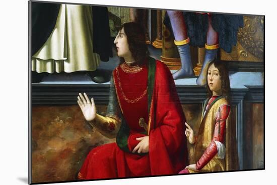 Pandolfo IV Malatesta and Carlo Malatesta-Domenico Ghirlandaio-Mounted Giclee Print