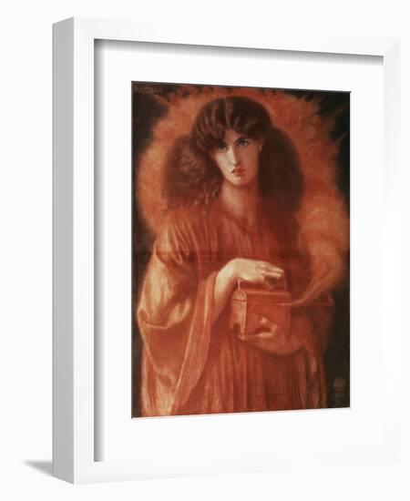 Pandora, 1869-Dante Gabriel Rossetti-Framed Giclee Print