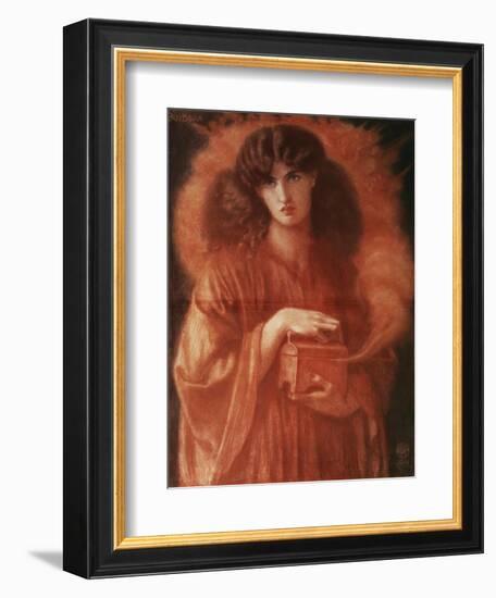 Pandora, 1869-Dante Gabriel Rossetti-Framed Giclee Print