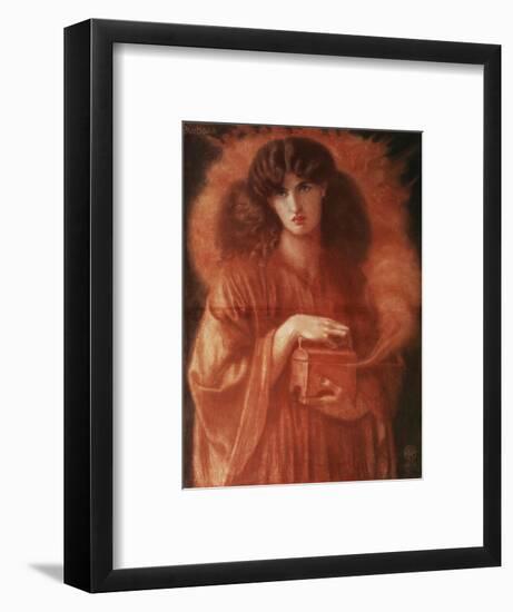 Pandora, 1869-Dante Gabriel Rossetti-Framed Premium Giclee Print