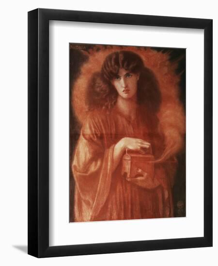 Pandora, 1869-Dante Gabriel Rossetti-Framed Premium Giclee Print