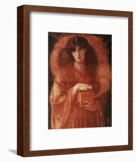 Pandora, 1869-Dante Gabriel Rossetti-Framed Premium Giclee Print