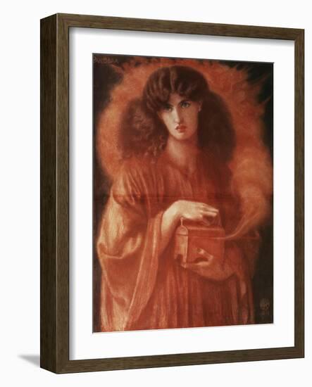 Pandora, 1869-Dante Gabriel Rossetti-Framed Giclee Print