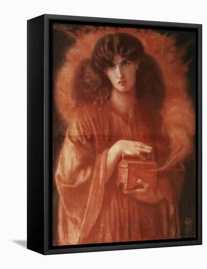 Pandora, 1869-Dante Gabriel Rossetti-Framed Premier Image Canvas