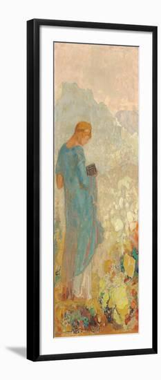 Pandora, 1910-2 (Oil on Canvas)-Odilon Redon-Framed Giclee Print