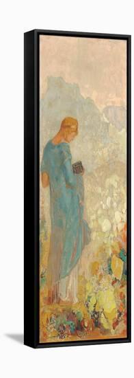 Pandora, 1910-2 (Oil on Canvas)-Odilon Redon-Framed Premier Image Canvas