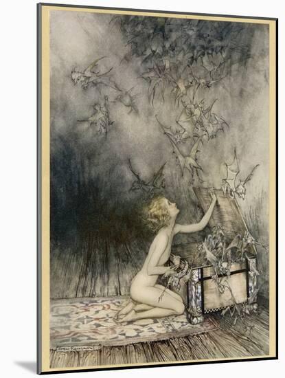 Pandora and Her Box-Arthur Rackham-Mounted Photographic Print