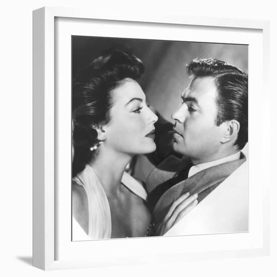 PANDORA AND THE FLYING DUTCHMAN, 1952 directed by ALBERT LEWIN Ava Gardner / James Mason (b/w photo-null-Framed Photo