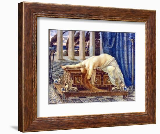 Pandora - Peinture De Walter Crane (1845-1915), 1885 - Watercolour on Paper, 53,3X73,6 - Private Co-Walter Crane-Framed Giclee Print