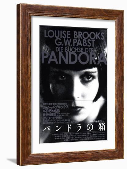 Pandora's Box, Japanese Movie Poster, 1928-null-Framed Premium Giclee Print