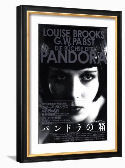 Pandora's Box, Japanese Movie Poster, 1928-null-Framed Art Print