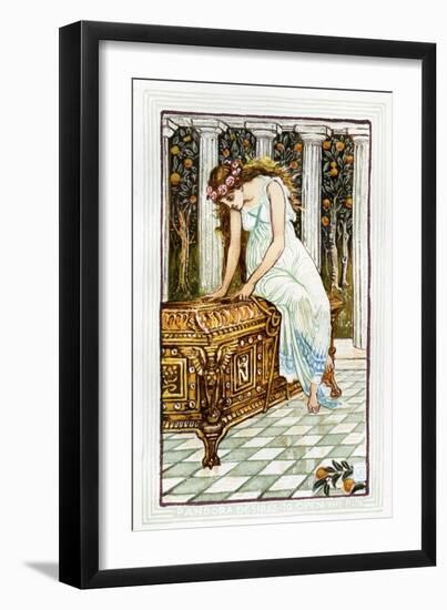 Pandora's box-Walter Crane-Framed Giclee Print