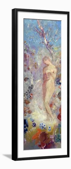 Pandora-Odilon Redon-Framed Art Print