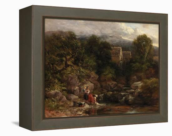 Pandy Mill, 1843-David Cox-Framed Premier Image Canvas