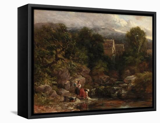 Pandy Mill, 1843-David Cox-Framed Premier Image Canvas