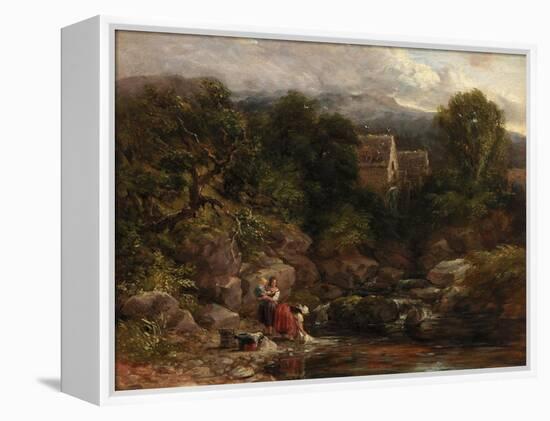 Pandy Mill, 1843-David Cox-Framed Premier Image Canvas