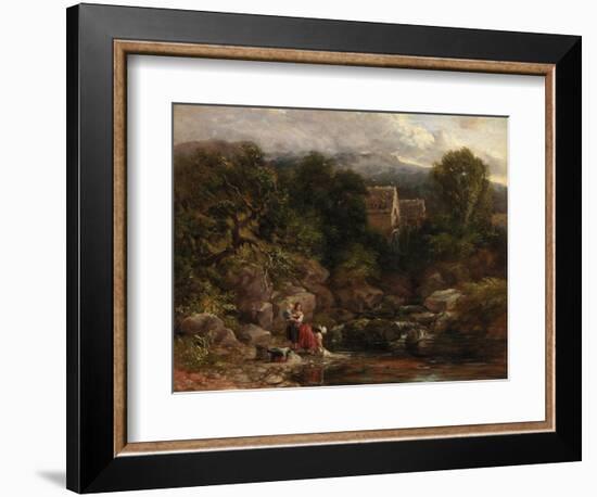 Pandy Mill, 1843-David Cox-Framed Giclee Print