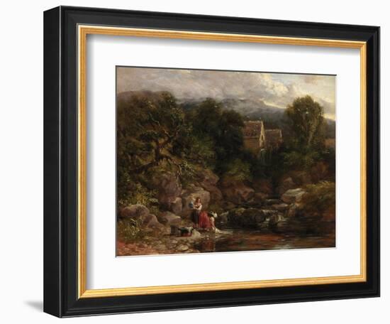 Pandy Mill, 1843-David Cox-Framed Giclee Print