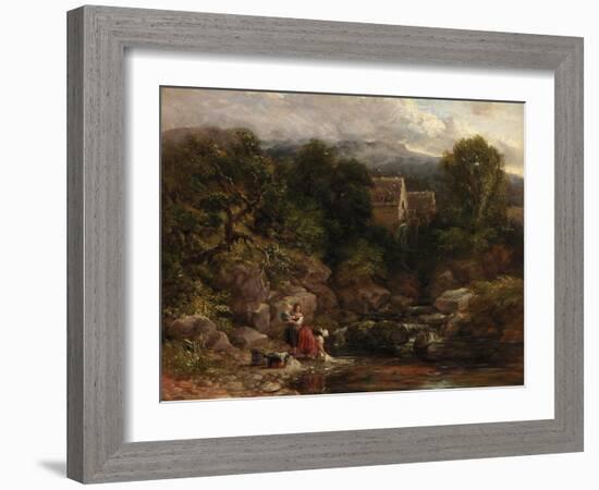 Pandy Mill, 1843-David Cox-Framed Giclee Print