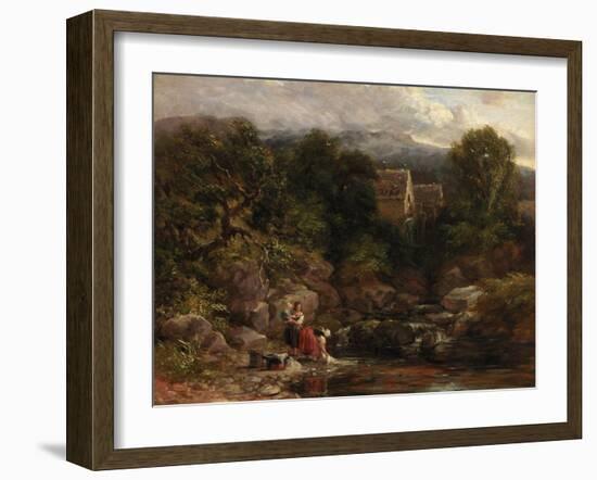 Pandy Mill, 1843-David Cox-Framed Giclee Print