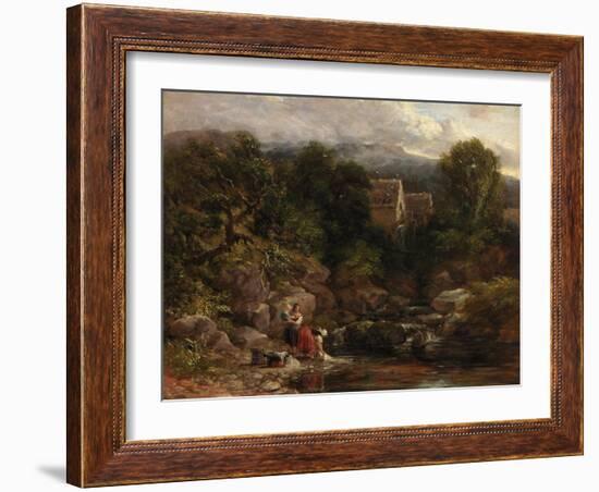 Pandy Mill, 1843-David Cox-Framed Giclee Print