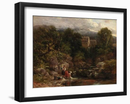 Pandy Mill, 1843-David Cox-Framed Giclee Print