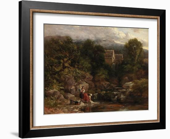 Pandy Mill, 1843-David Cox-Framed Giclee Print