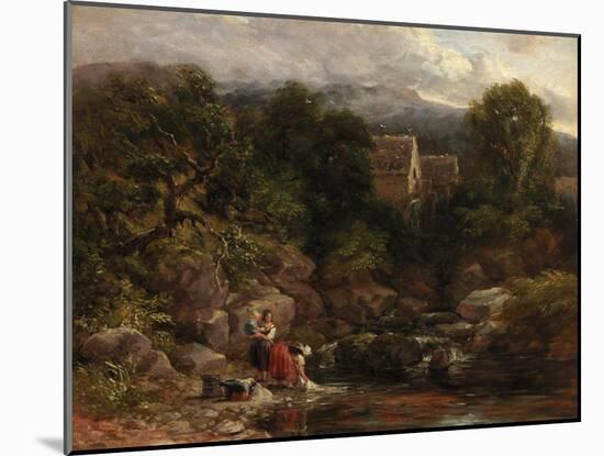 Pandy Mill, 1843-David Cox-Mounted Giclee Print