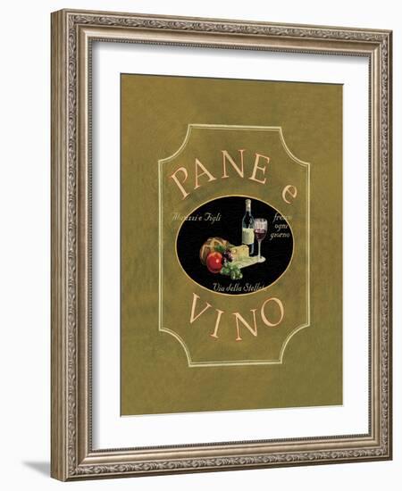 Pane e Vino-Catherine Jones-Framed Art Print