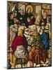 Panel Depicting the Last Supper (Stained Glass)-German School-Mounted Giclee Print