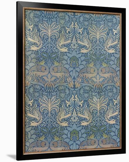 Panel Entitled "Peacock and Dragon", 1878-William Morris-Framed Giclee Print