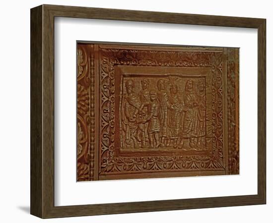 Panel from 5C Door: Pilate Washes His Hands - Jesus Is Led Away-null-Framed Giclee Print
