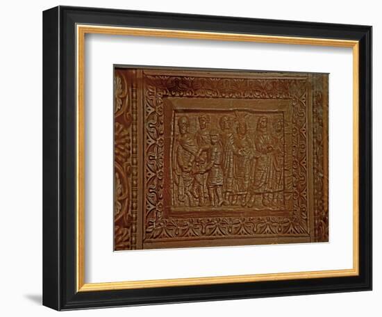 Panel from 5C Door: Pilate Washes His Hands - Jesus Is Led Away-null-Framed Giclee Print