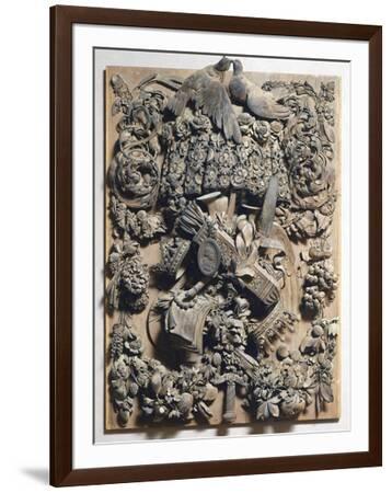Panel of Cosimo Iii, 1682, by Grinling Gibbons (1648-1721), Wood